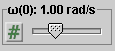 Angular Velocity Slider