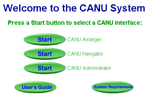 CANU Start Page